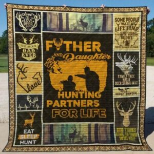 Hunting Quilt Blanket Ver 28  Quilt